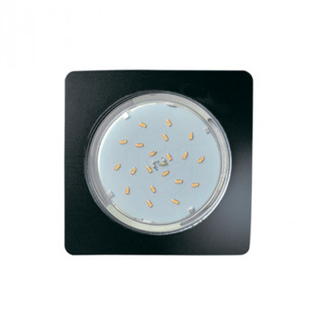 Ecole GX53 5357 cв-к Квадрат Легкий Черный 25x107 FB5357ECD