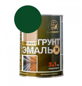 Грунт-эмаль 3в1 ЗЕЛЁНЫЙ МОХ 0,9кг ускоренной сушки (14шт) Радугамалер Грунт-эмаль 3в1 ЗЕЛЁНЫЙ МОХ 0,9кг ускоренной сушки (14шт) Радугамалер