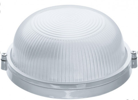 Светильник ЛОН 94 806 NBL-R1-100-E27/WH 1x100Вт Е27 IP54 (аналог НПБ 1101 бел. круг 100Вт) Navigator