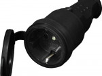 Разъем штепсельный 16А IP44 250В (еврослот) с заземл. каучук UNIVersal 602228