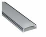 APEYRON профиль П-образ накладной для св/д ленты гибкий серебро 2000x15x6 матов.рассеив. 08-35