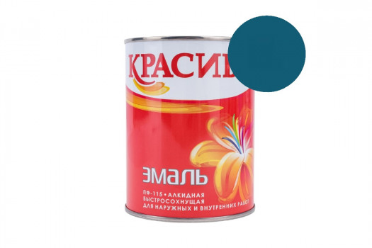 Эмаль КРАСИВО ПФ-115 морская волна 0,8 кг КВИЛ Эмаль КРАСИВО ПФ-115 морская волна 0,8 кг КВИЛ