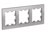 Рамка 3-м AtlasDesign универс. алюм. SchE ATN000303
