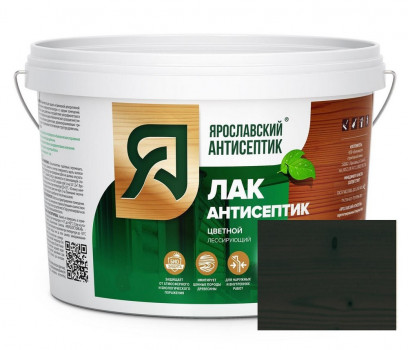 Яр. Лак-антисептик для древесины, венге, 0,9 кг (12шт/уп)