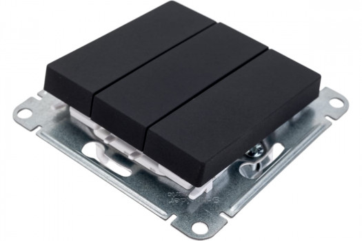 Выключатель 3-кл. СП AtlasDesign 10А IP20 (сх. 1+1+1) 10АХ механизм карбон SEATN001031 Выключатель 3-кл. СП AtlasDesign 10А IP20 (сх. 1+1+1) 10АХ механизм карбон SEATN001031