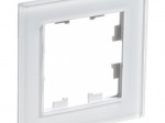 Рамка 1-м AtlasDesign Nature стекло бел. SE ATN320101