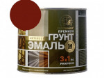 Грунт-эмаль 3в1 КРАСНО-КОРИЧНЕВАЯ 1,9кг ускоренной сушки Радугамалер Грунт-эмаль 3в1 КРАСНО-КОРИЧНЕВАЯ 1,9кг ускоренной сушки Радугамалер