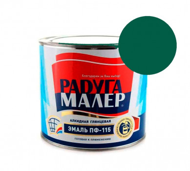 Эмаль ПФ-115 БИРЮЗОВАЯ 1,9кг (6шт) ГОСТ 6465-76 Радугамалер