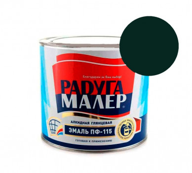 Эмаль ПФ-115 ИЗУМРУД 1,9кг (6шт) ГОСТ 6465-76 Радугамалер