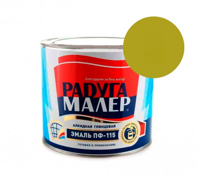 Эмаль ПФ-115 ЛИМОННАЯ 1,9кг (6шт) ГОСТ 6465-76 Радугамалер