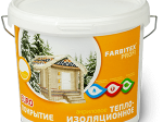 Покрытие акриловое теплоизоляционное, 1 л FARBITEX ПРОФИ Покрытие акриловое теплоизоляционное, 1 л FARBITEX ПРОФИ