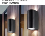 Светильник уличный двусторонний НБУ RONDO-2xGU10-BL алюминиевый под лампу 2xGU10 черный IP65 IN НОМЕ Светильник уличный двусторонний НБУ RONDO-2xGU10-BL алюминиевый под лампу 2xGU10 черный IP65 IN НОМЕ