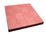 ТРОТ. ПЛИТКА ПАРКЕТ 300*300*30 красная 1м2-11шт. 5,3кг