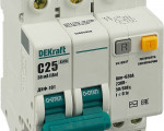 Выключатель автоматический дифференциального тока 2п С 25А 30мА тип АС 4.5кА ДИФ-101 4.5мод. SchE 15005DEK