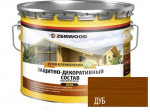 Защит-дек.сост.д/древ. ZDS на алк.лаке 3л дуб ЗЕРВУД 4650100026286
