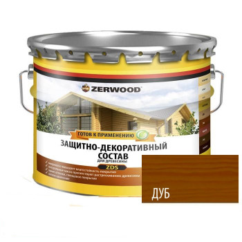 Защит-дек.сост.д/древ. ZDS на алк.лаке 3л дуб ЗЕРВУД 4650100026286