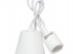 ASD/inHome патрон E27 со шнуром дня LED-UFO силикон белый 1м 8684 ASD/inHome патрон E27 со шнуром дня LED-UFO силикон белый 1м 8684