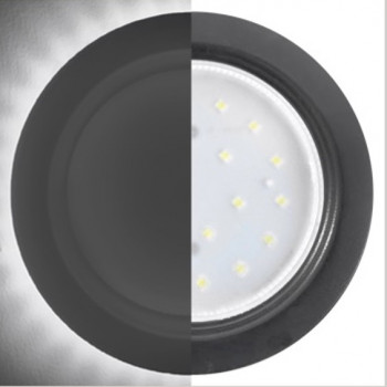 Ecola GX53 Н4 LD5300 св-к Круг подсветка 4К Черный матовый 48x106 SR53LDEFB