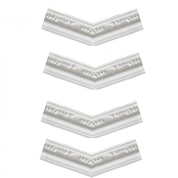 Угол внутренний для плинтуса D 108/80 Decor ЕК, к-т 4шт
