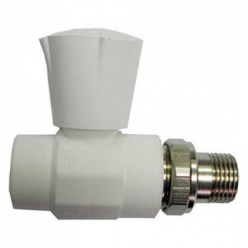 Клапан для подключения радиатора 25*3/4" прямой (вентильный) PP-R VALTEC