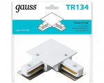 Коннектор угловой Track 1ф для встраив трековых шинопроводов (L) бел GAUSS TR134
