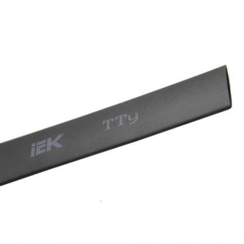 Трубка термоусадочная ТТУ 12/6 черн. 1м IEK UDRS-D12-1-K02