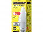 Лампа светодиодная 94 483 NLL-P-C37-5-230-4K-E27-FR 5Вт свеча 4000К бел. E27 370лм 220-240В Navigato