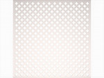 Плита потолочная МДФ перфорация 595x595 Готико Белый Stella (упак. 14 шт.)