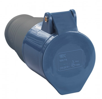 Розетка кабельная 32А 220В 2Р+РЕ ССИ-223 IP44 IEK PSR21-032-3