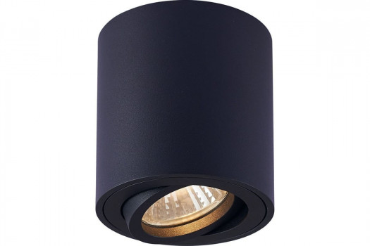 Feron св-к накл. спот под лампу GU10 max35W черный 80x80x84 поворотный ML179 41470