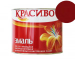Эмаль КРАСИВО ПФ-115 вишневая 1,8 кг КВИЛ