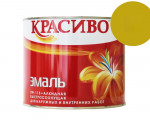Эмаль КРАСИВО ПФ-115 желтая 1,8 кг КВИЛ
