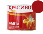 Эмаль КРАСИВО ПФ-115 красная 1,8 кг КВИЛ