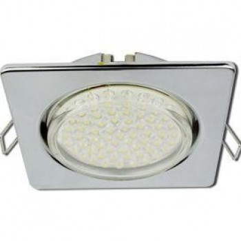 Ecola GX53 НА Квадрат плоский св-к Хром 41x106 FC53N4ECB