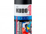 Грунт-эмаль для пластика Черная RAL 9005 520мл KUDO (12шт) KU-6002