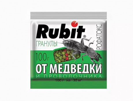 Рофатокс Рубит от медведки, проволочника 100г гранулы