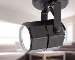 ЭРА св-к накп. спот GU10 MAX50W 220V D60x95x120мм черный OL2 WH 0976