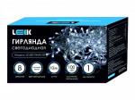 Гирлянда с/д нить LEEK 10м 100 LED прозрачный кабель, 6500К