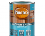 Лак для бань и саун PINOTEX LACKER SAUNA 20 полуматовый 1л