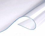 Клеенка силиконовая CRYSTAL прозрачная без рисунка 100% ПВХ разм. 1,4*20м арт.С080/1.4/20