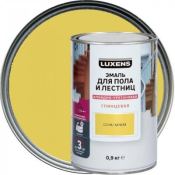 Эмаль для пола и лестниц Luxens цвет сосна 0.9 кг