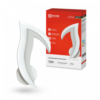 Светильник светодиодный ELEGANT LOTUS 15Вт 230В 3000-6500К 1200Лм STEP COLOR белый IN HOME