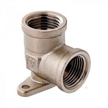 Угольник с креп. 1/2" никелированный Угольник с креп. 1/2" никелированный