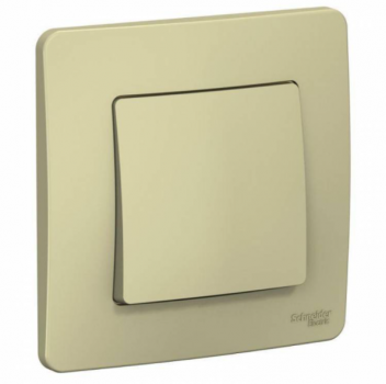 Выключатель 1-кл. СП Blanca 10А IP20 (сх. 1) 250В титан SchE BLNVS010104