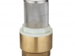 Обратный клапан 1" DORON с пластиковым штоком латунь с сеточкой