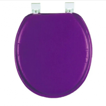Сиденье для унитаза мягкое фиолетовое (Турция)