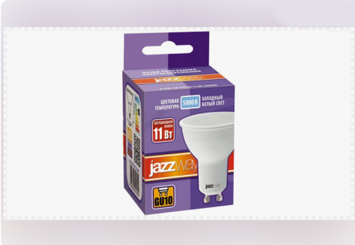 Лампа светодиодная PLED-SuperPower-GU10 11w 5000К-Е 230В Jazzway .5019515