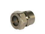 Муфта обжимная латунь (никелированная) 25*1" г ZTI.612.002506N Муфта обжимная латунь (никелированная) 25*1" г ZTI.612.002506N