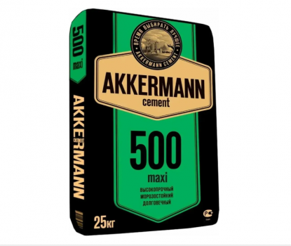 ЦЕМЕНТ М-500   (Горнозаводский) 25кг (поддон 56меш)