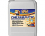 Добавка водооталкивающая гидрофобизато 5л ОПТИЛЮКС 4670012545767